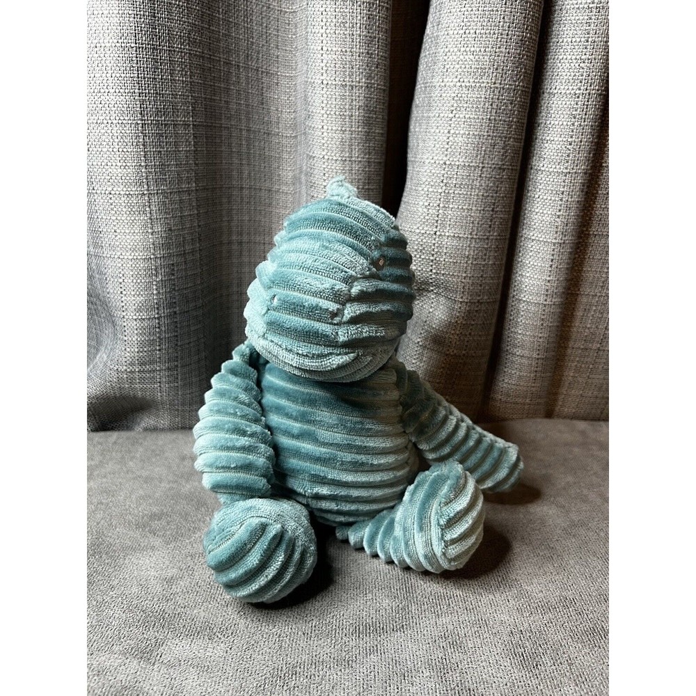 Carters Just One You Blue Teal Plush Dinosaur Corduroy 2021 10" Baby Lovey